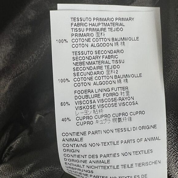 New Marc Jacobs Men IT 46 Olive Green Color Block Twill Safari Jacket Italy $700 - Picture 15 of 16